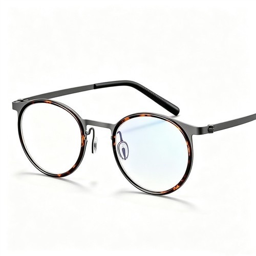 Pure titanium retro round - retro,