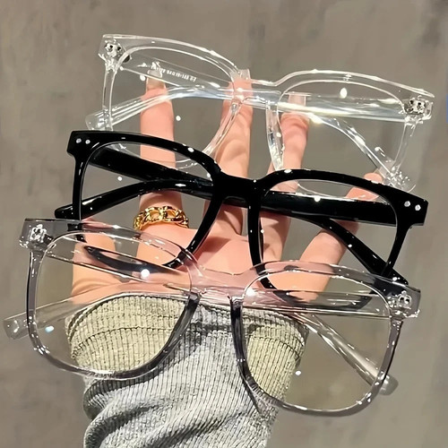 Square frame glasses - square,